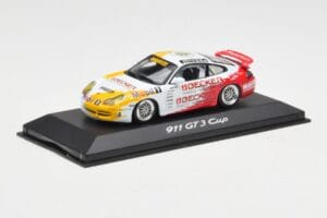 Porsche 911 996 GT3 Cup #1 M. Becker Carrera Cup 2003 Minichamps 1:43 WAP02007210 Diecast - image 2 of 4