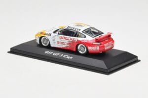 Porsche 911 996 GT3 Cup #1 M. Becker Carrera Cup 2003 Minichamps 1:43 WAP02007210 Diecast - image 3 of 4