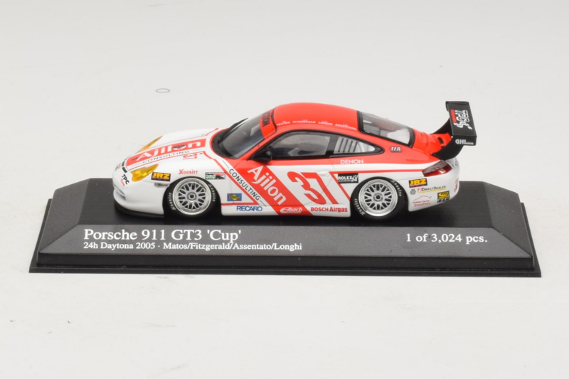 Porsche 911 996 GT3 Cup #37 Matos / Fitzgerald Rolex 24 at Daytona 2005 Minichamps 1:43 400056237 Diecast