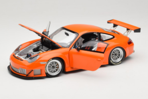 Porsche 911 996 GT3 RSR Orange ALMS 2004 Minichamps 1:18 100046402 Diecast - image 2 of 8