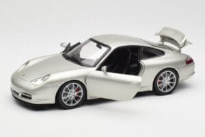 Porsche 911 996 GT3 Silver Hot Wheels 1:18 C2590 Diecast - image 2 of 8