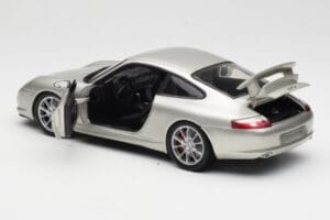 Porsche 911 996 GT3 Silver Hot Wheels 1:18 C2590 Diecast - image 5 of 8