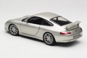 Porsche 911 996 GT3 Silver Hot Wheels 1:18 C2590 Diecast - image 7 of 8