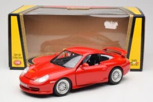 Porsche 911 996 GT3 Strasse Red Bburago 1:18 30395 Diecast - image 8 of 8
