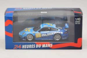 Porsche 911 GT3 R #77 M. Lieb / R. Lietz / W. Henzler 24 Hours of Le Mans 2009 Minichamps 1:43 400096977 Diecast - image 4 of 5