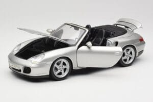 Porsche 911 996 Turbo Cabriolet Silver Maisto 1:18 31660 Diecast - image 2 of 8