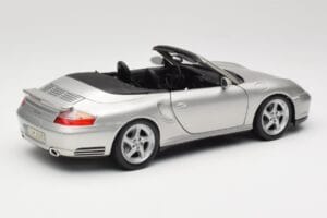 Porsche 911 996 Turbo Cabriolet Silver Maisto 1:18 31660 Diecast - image 3 of 8