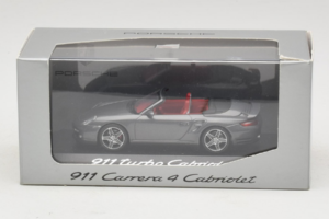 Porsche 911 997 Turbo Cabriolet Grey Metallic Minichamps 1:43 WAP02015216 Diecast - image 5 of 5