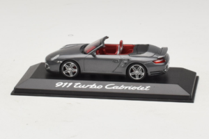 Porsche 911 997 Turbo Cabriolet Grey Metallic Minichamps 1:43 WAP02015218 Diecast