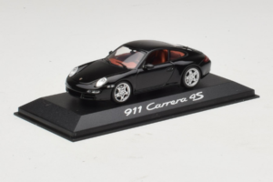 Porsche 911 997 Carrera 4S Black Minichamps 1:43 WAP02010116 Diecast - image 2 of 4