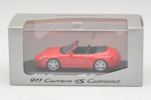 Porsche 911 997 Carrera 4S Cabriolet Red Minichamps 1:43 WAP02015316 Diecast - image 4 of 5