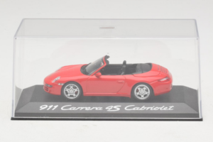 Porsche 911 997 Carrera 4S Cabriolet Red Minichamps 1:43 WAP02015316 Diecast - image 5 of 5