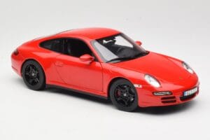 Porsche 911 997 Carrera 4S Red Norev 1:18 187510 Diecast - image 6 of 8