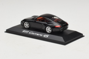 Porsche 911 997 Carrera 4S Dark Blue Minichamps 1:43 WAP02011615 Diecast - image 3 of 4