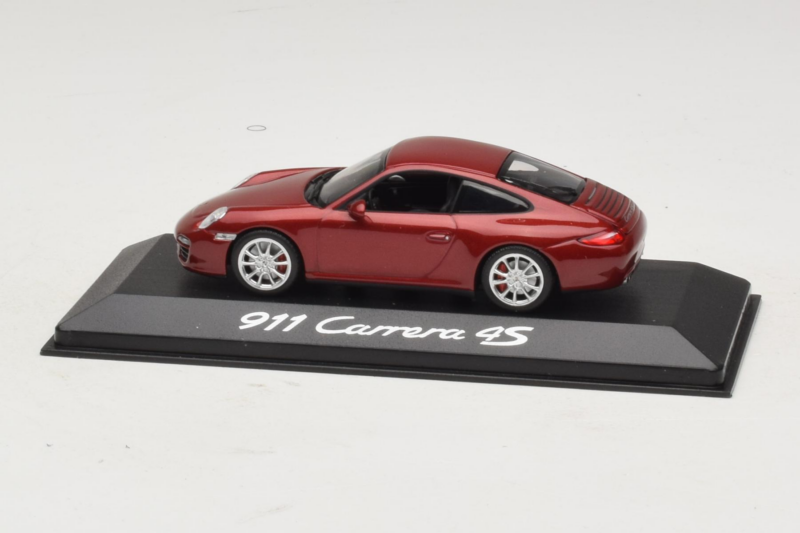 Porsche 911 997 Carrera 4S Red Minichamps 1:43 WAP02001718 Diecast