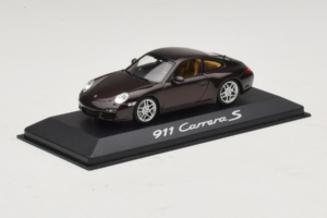 Porsche 911 997 Carrera S Brown Metallic Minichamps 1:43 WAP02001318 Diecast - image 2 of 4