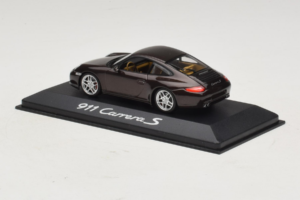 Porsche 911 997 Carrera S Brown Metallic Minichamps 1:43 WAP02001318 Diecast - image 3 of 4