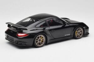Porsche 911 997 GT2 RS Black & Silver Wheels Minichamps 1:18 100069401 Diecast - image 3 of 8