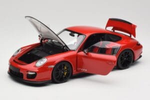 Porsche 911 997 GT2 RS Red With Black Wheels Minichamps 1:18 100069407 Diecast - image 2 of 8