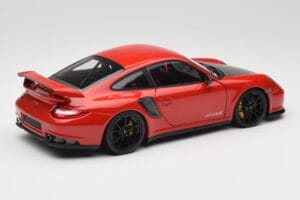 Porsche 911 997 GT2 RS Red With Black Wheels Minichamps 1:18 100069407 Diecast - image 3 of 8
