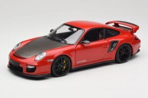 Porsche 911 997 GT2 RS Red With Black Wheels Minichamps 1:18 100069407 Diecast