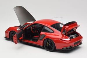 Porsche 911 997 GT2 RS Red With Black Wheels Minichamps 1:18 100069407 Diecast - image 5 of 8