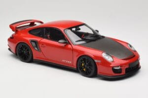 Porsche 911 997 GT2 RS Red With Black Wheels Minichamps 1:18 100069407 Diecast - image 6 of 8