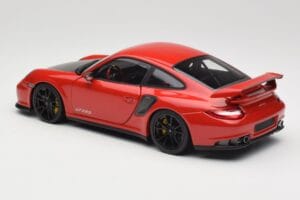 Porsche 911 997 GT2 RS Red With Black Wheels Minichamps 1:18 100069407 Diecast - image 7 of 8
