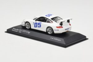 Porsche 911 997 GT3 Cup #5 Presentation 2005 Minichamps 1:43 400056400 Diecast - image 3 of 4