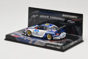 Porsche 911 997 GT3 #23 24 Hours Nurburgring 2008 Minichamps 1:43 437086823 Diecast - image 3 of 4