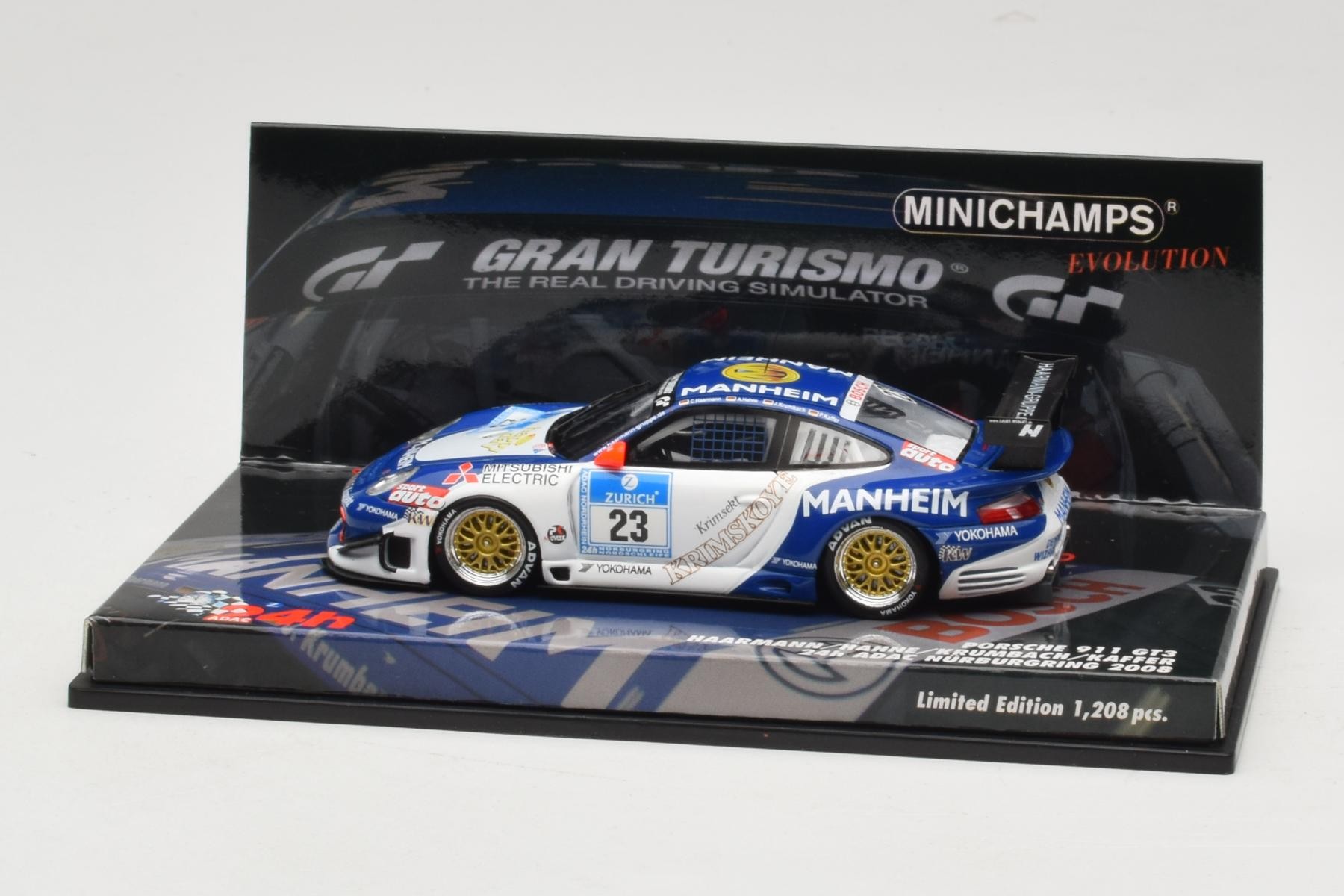 Minichamps Porsche 911 997 GT3 #23 Nurburgring 1:43
