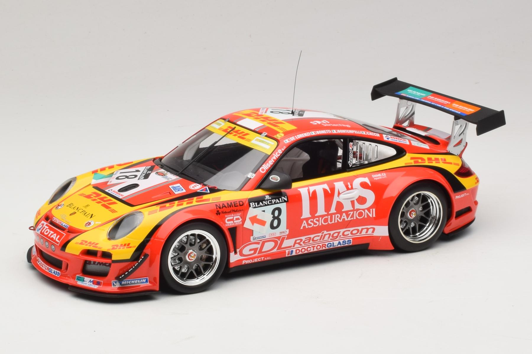 【MINICHAMPS】 Porsche 911[997] GT3 R Minichamps Porsche 997 GT3 R De Lorenzi 1:18