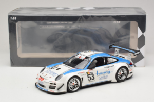 Porsche 911 997 GT3 R #53 Muhlner Motorsport P-Y. Vannelet / U. Peyroles Class Winners 24 Hours of Spa 2010 Minichamps 1:18 1 - image 6 of 6