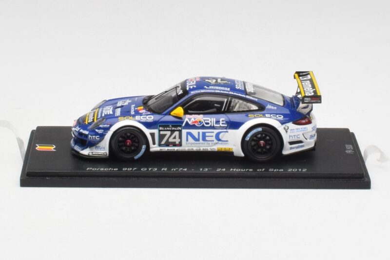 Porsche 911 997 GT3 R #74 Prospeed P. van Splunteren / M. Soulet / F. Derdaele / B. Bouvy 24 Hours of Spa 2012 Spark 1:43 Porsche 911 997 GT3 R #74 Prospeed P. van Splunteren / M. Soulet / F. Derdaele / B. Bouvy 24 Hours of Spa 2012 Spark 1:43 SB0