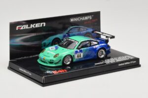 Porsche 911 997 GT3 R #44 Team Falken S. Henzler / P. Dumbreck / M. Ragginger / S. Asch 24 Hours Nurburgring 2011 Minichamps  - image 2 of 4