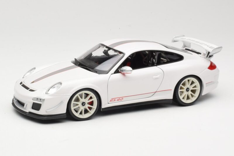 Porsche 911 997 GT3 RS 4.0 White Bburago 1:18 18-11036 Diecast