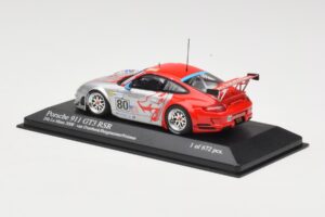 Porsche 911 997 GT3 RSR #80 Flying Lizard J. Van Overbeek / J. Bergmeister / S. Neiman 24 Hours of Le Mans 2008 Minichamps 1: - image 3 of 4