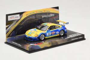 Porsche 911 997 GT3 RSR #3 24 Hours Nurburgring 2008 Minichamps 1:43 437087803 Diecast - image 2 of 4