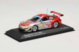 Porsche 911 997 GT3 RSR #80 J. Bergmeister / S. Neiman / D. Law 24 Hours of Le Mans 2009 Minichamps 1:43 400096980 Diecast - image 2 of 4