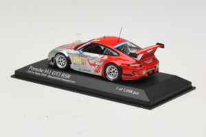 Porsche 911 997 GT3 RSR #80 J. Bergmeister / S. Neiman / D. Law 24 Hours of Le Mans 2009 Minichamps 1:43 400096980 Diecast - image 3 of 4