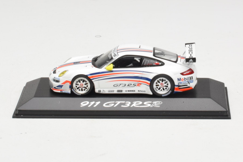 Porsche 911 997 GT3 RSR White With Blue and Orange Stripes 2007 Minichamps 1:43 Porsche 911 997 GT3 RSR White With Blue and Orange Stripes 2007 Minichamps 1:43 WAP02000618 Diecast