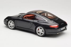 Porsche 911 997 Targa Black Norev 1:18 187506 Diecast - image 7 of 8