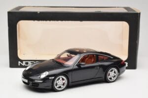 Porsche 911 997 Targa Black Norev 1:18 187506 Diecast - image 8 of 8