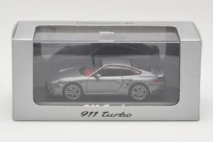 Porsche 911 997 Turbo Anthracite Grey Minichamps 1:43 WAP0200010A Diecast - image 4 of 4