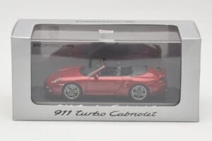 Porsche 911 997 Turbo Cabriolet Red Minichamps 1:43 WAP0200130A Diecast - image 4 of 4