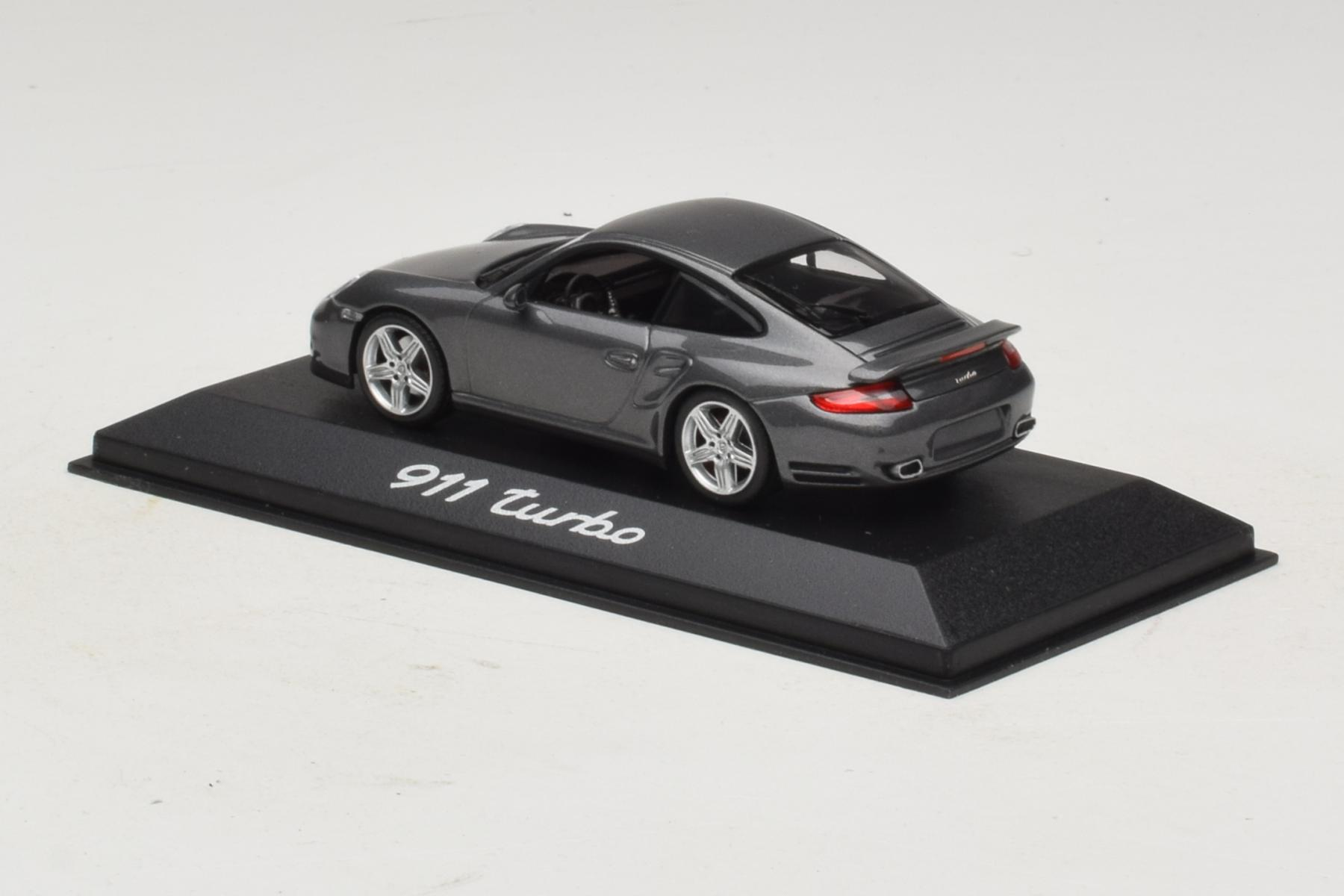 Porsche 911 997 Turbo Grey Metallic Minichamps 1:43