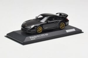 Porsche 911 997.2 GT2 RS Black with Golden Wheels Minichamps 1:43 400069402 Diecast - image 2 of 4