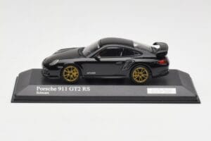 Porsche 911 997.2 GT2 RS Black with Golden Wheels Minichamps 1:43 400069402 Diecast