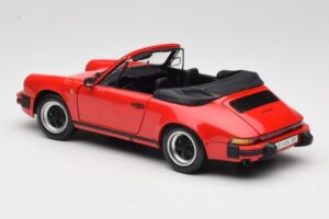 Porsche 911 SC Cabriolet Red Minichamps 1:18 100063030 Diecast - image 7 of 8