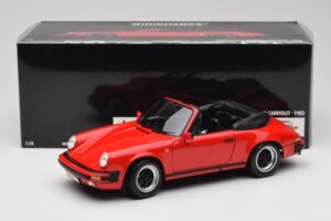 Porsche 911 SC Cabriolet Red Minichamps 1:18 100063030 Diecast - image 8 of 8